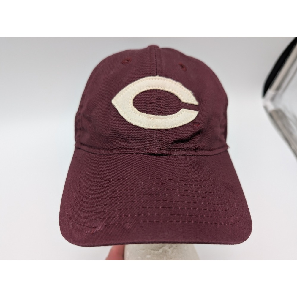 Legacy University of Chicago Maroon Baseball Cap Hat Adjustable C Logo Maroon